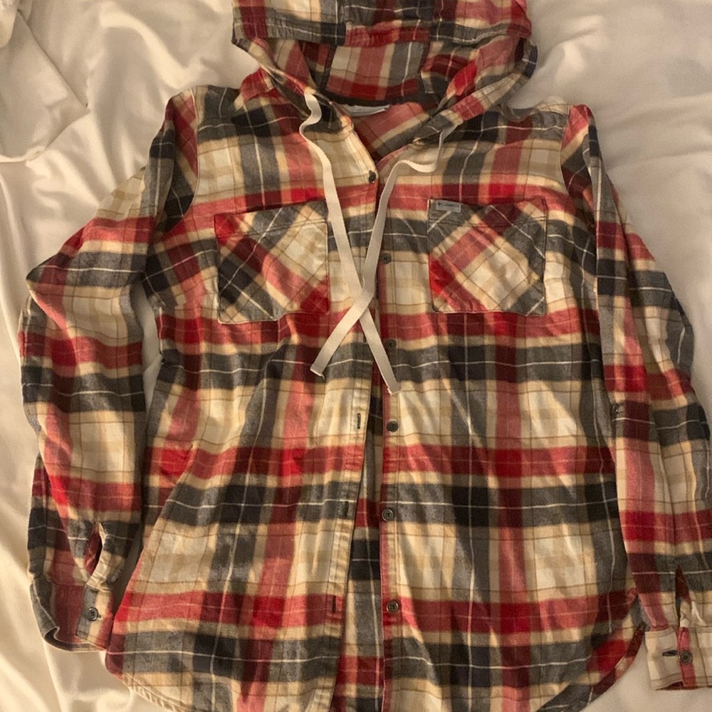 Flannel with hood